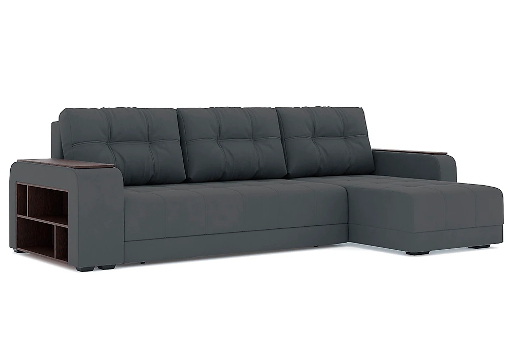 Угловой диван с большим спальным местом Милан Велюр Дизайн 2