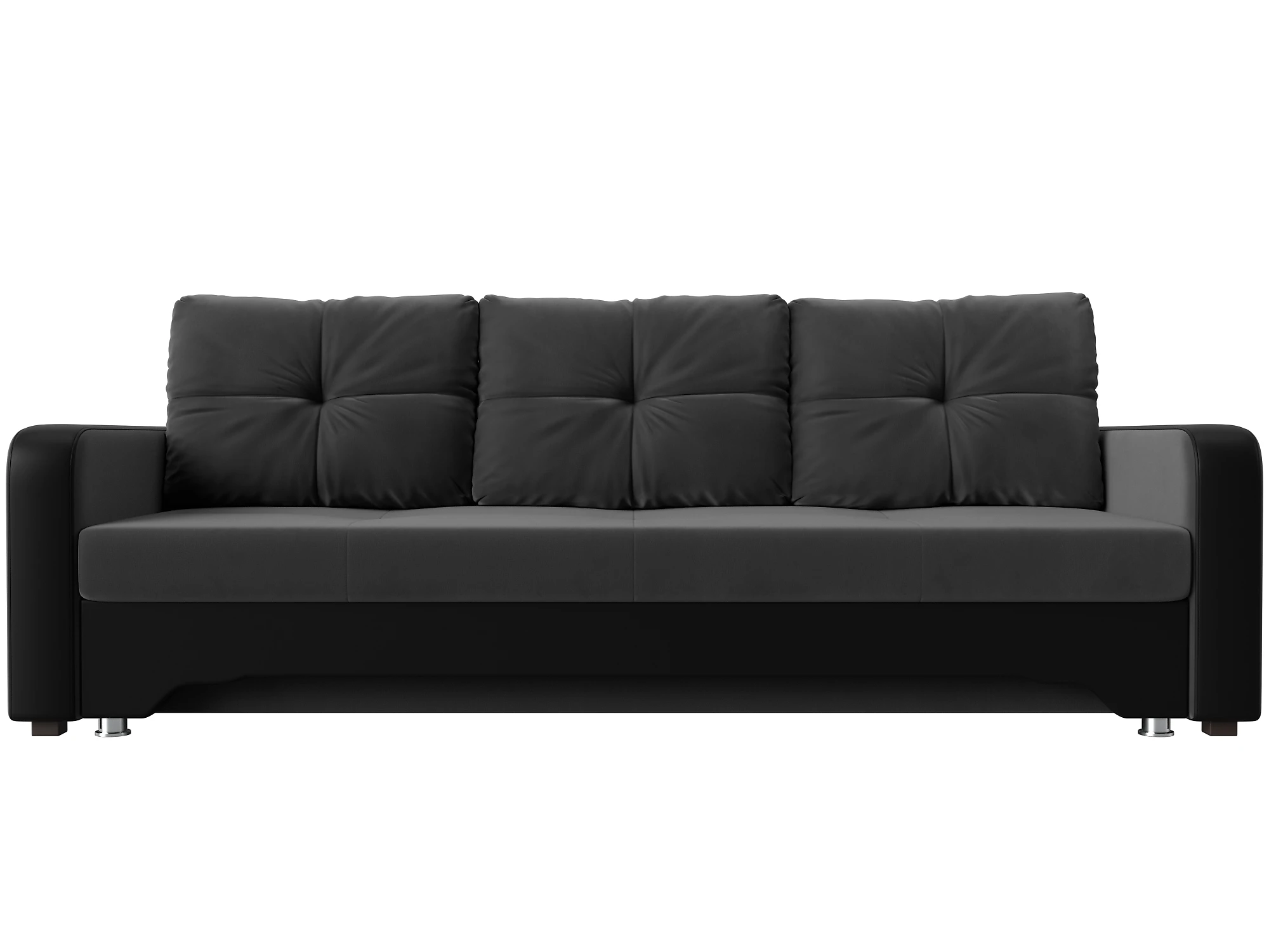 Тканевый прямой диван Ник-3 Плюш Дизайн 6