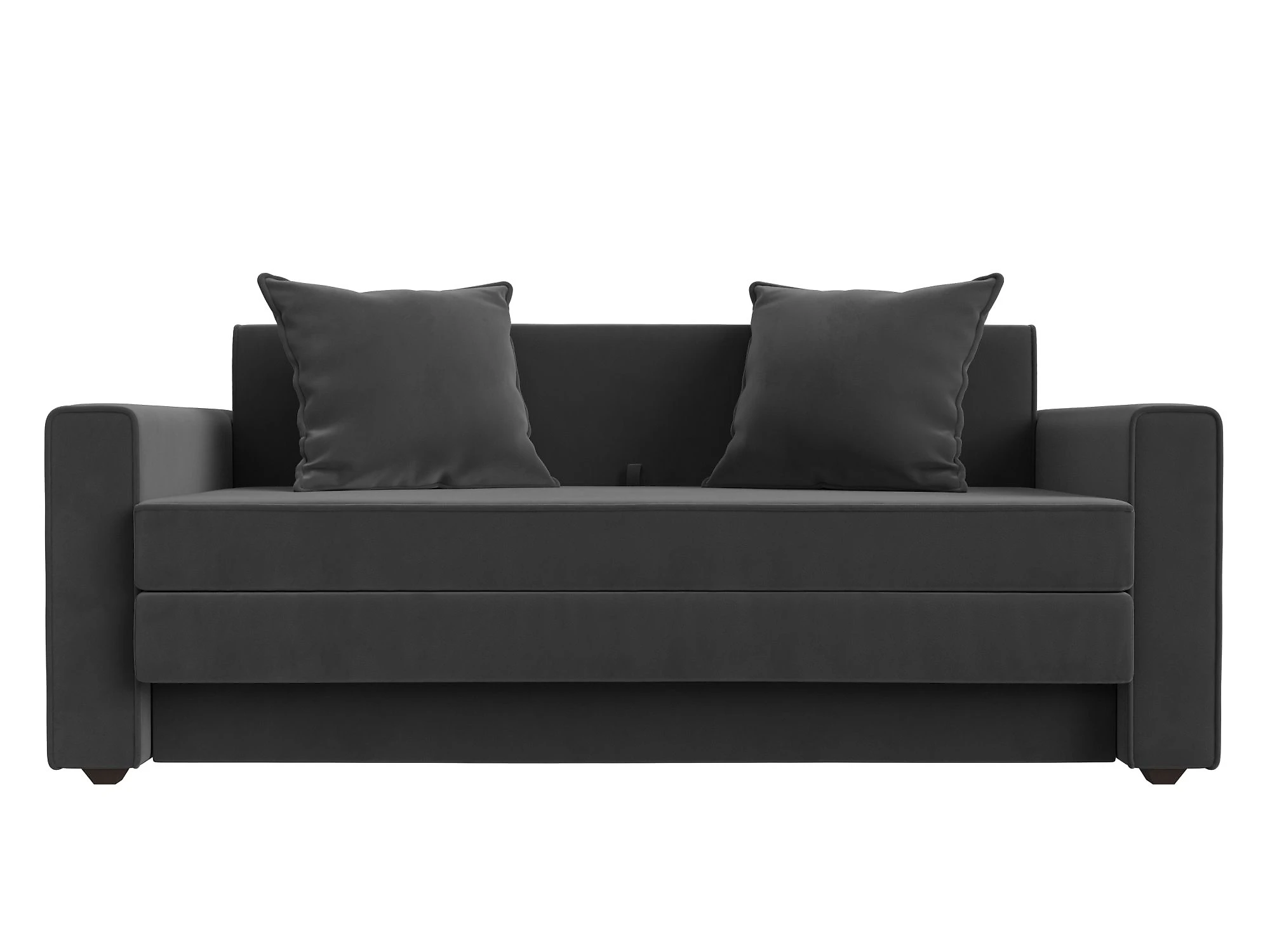 Прямой диван с механизмом аккордеон Лига-012 Плюш Дизайн 6