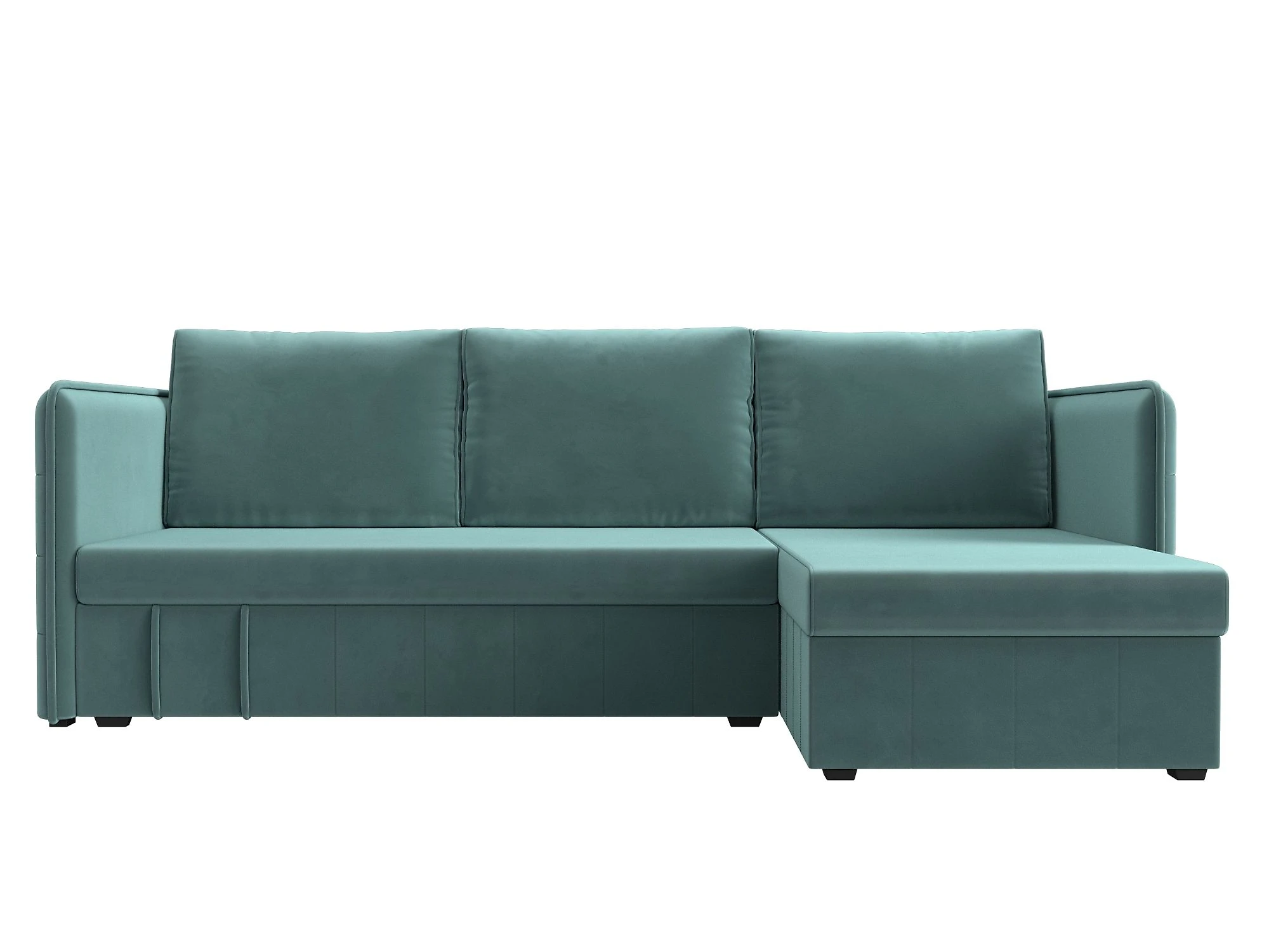 Угловой диван 210 см Слим Плюш Дизайн 3