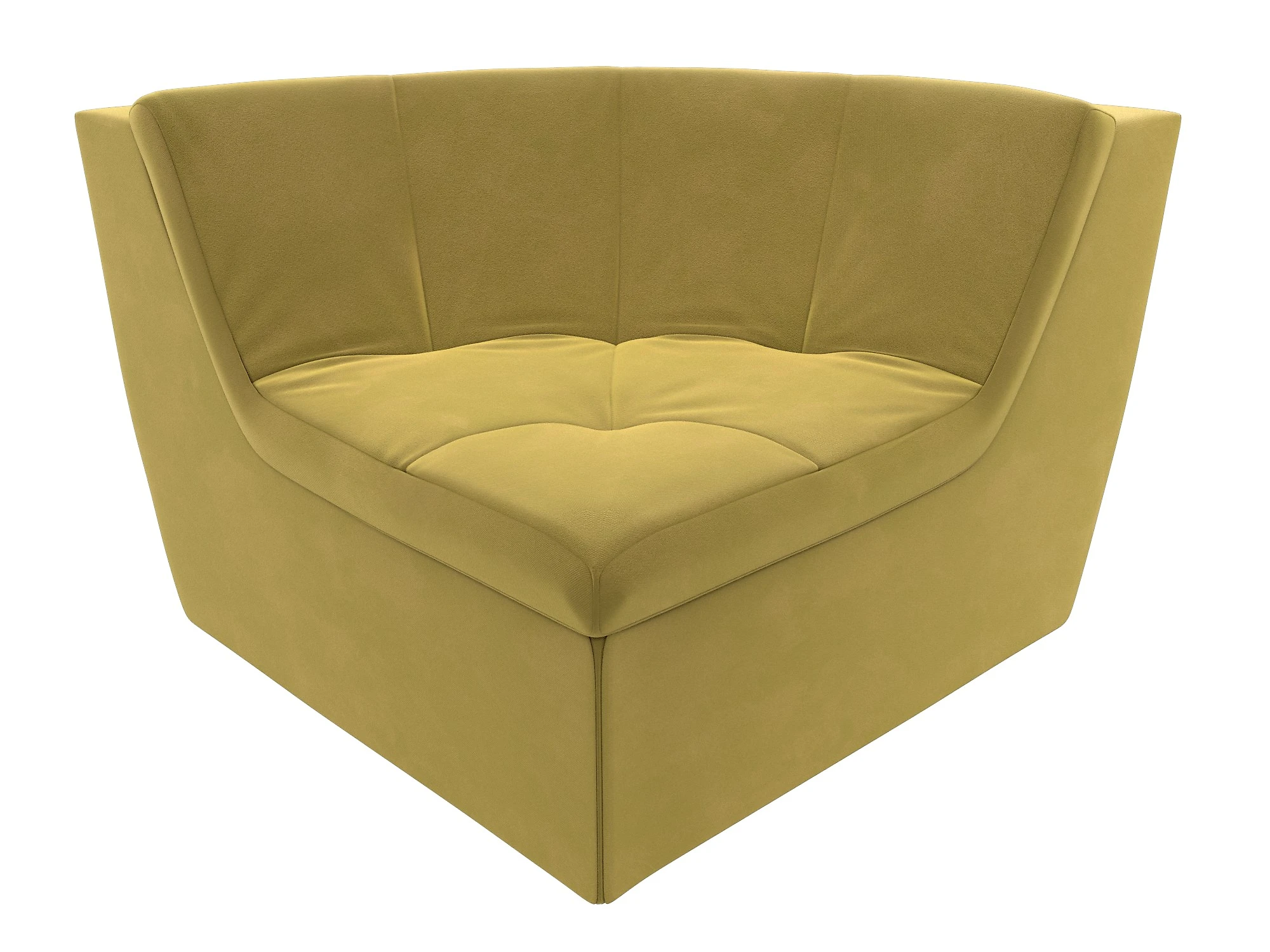 кресло желтого цвета Холидей Люкс угловое Дизайн 2