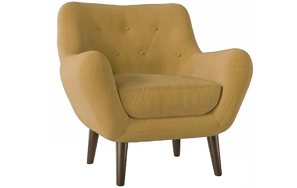 кресло желтое Элефант Дизайн 1