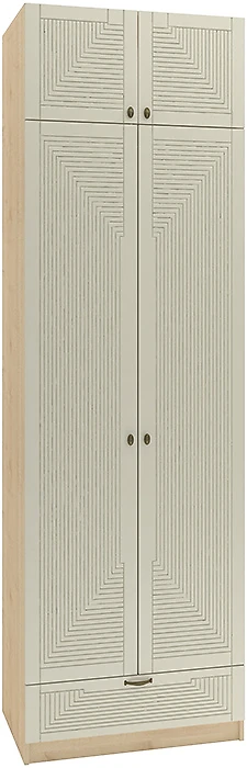 Шкаф распашной белый глянец Фараон Д-6 Дизайн-1