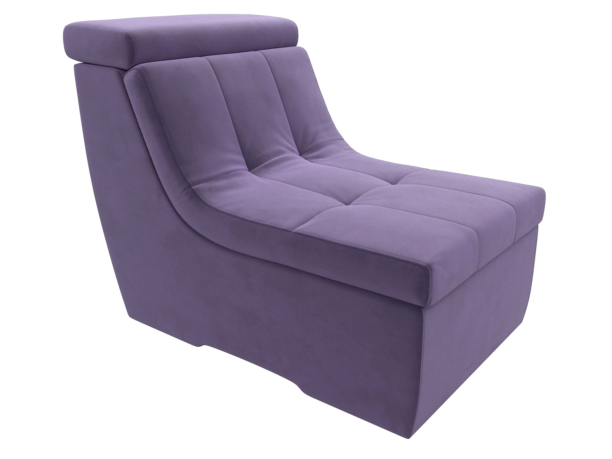 Фиолетовое кресло Холидей Люкс Плюш Дизайн 7