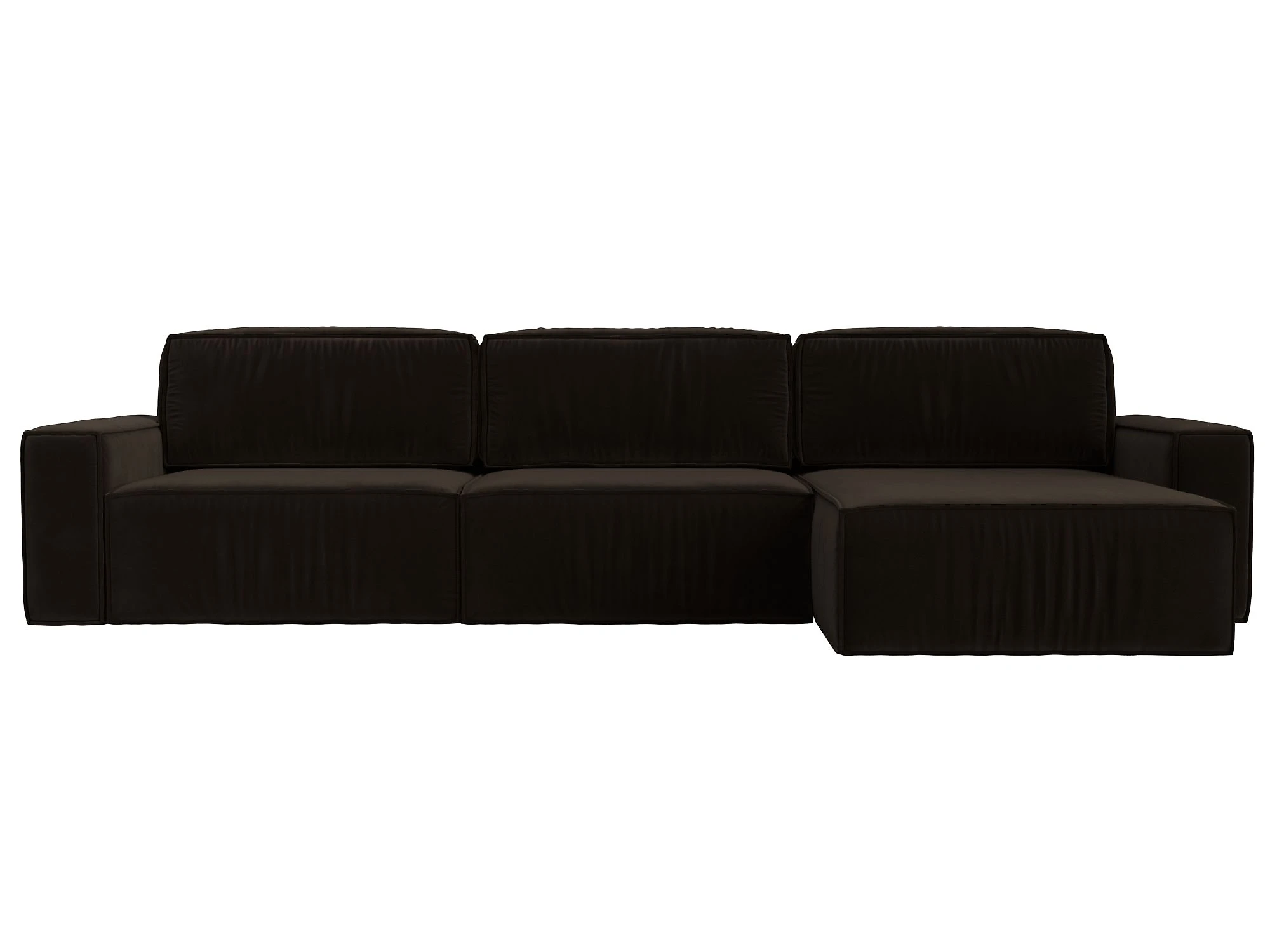Угловой диван с ящиком для белья Прага Классик лонг Дизайн 6