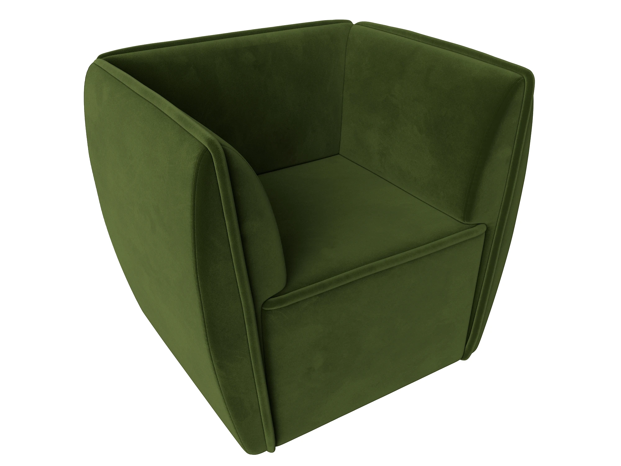 Зелёное кресло Бергамо Дизайн 9