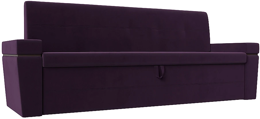 угловой диван для кухни Деметра Велюр Фиолетовый