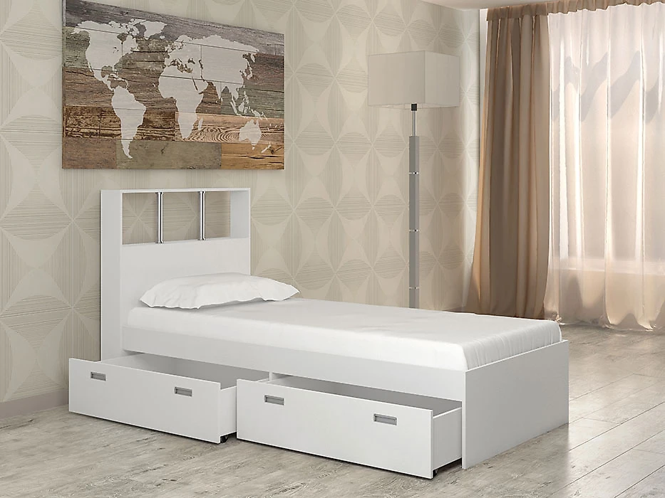 Кровать без матраса Бриз-6 (90) Дизайн-1
