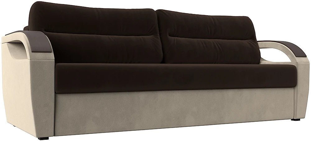 диван со спальным местом 140х200 Форсайт Вельвет Браун-Беж