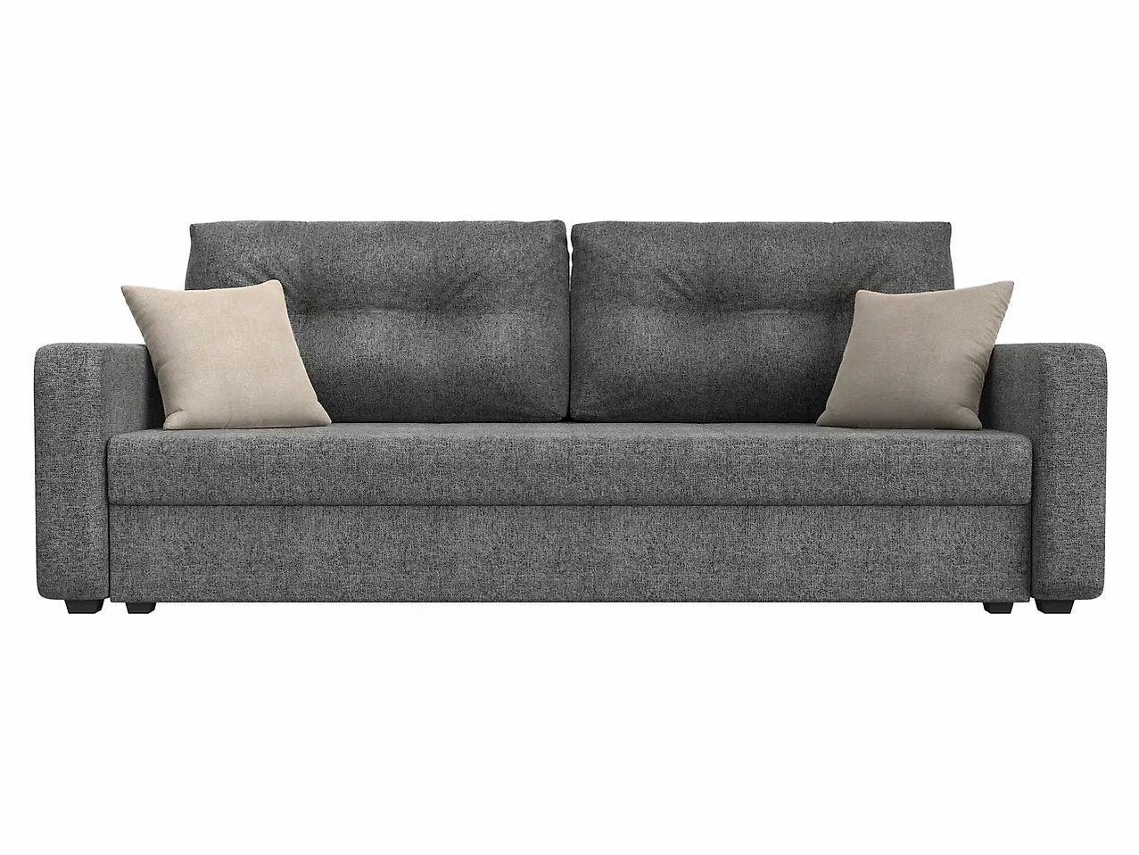 Прямой диван серого цвета Ливерпуль Лайт Кантри Дизайн 3