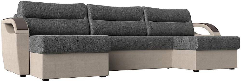 Угловой диван для ежедневного сна Форсайт Кантри Грей-Беж