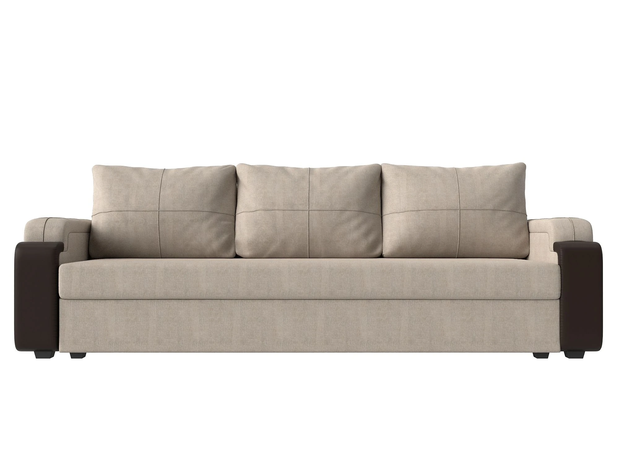Прямой кожаный диван Николь Лайт Кантри Дизайн 1