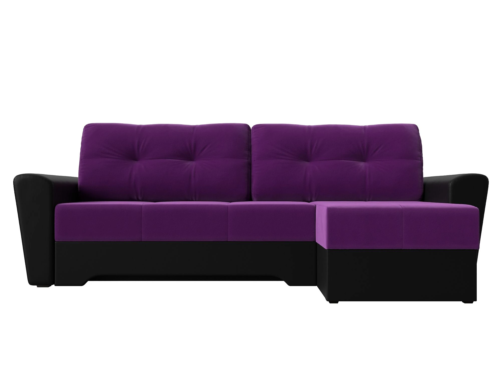 Угловой диван фиолетовый Амстердам Дизайн 13