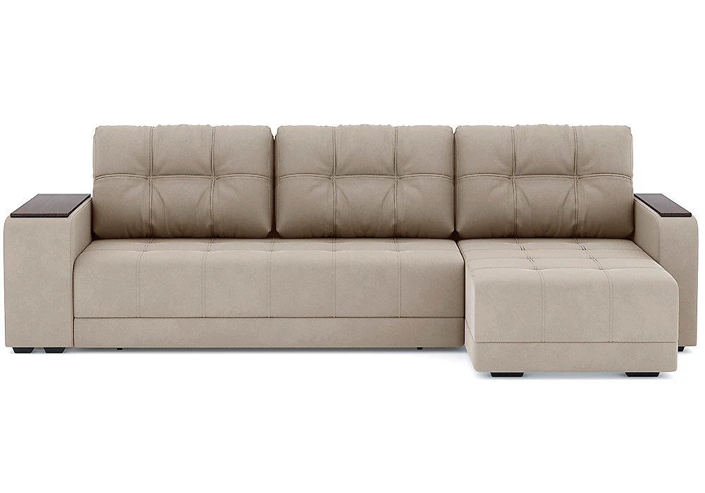 Угловой диван с большим спальным местом Милан Велюр Дизайн 11