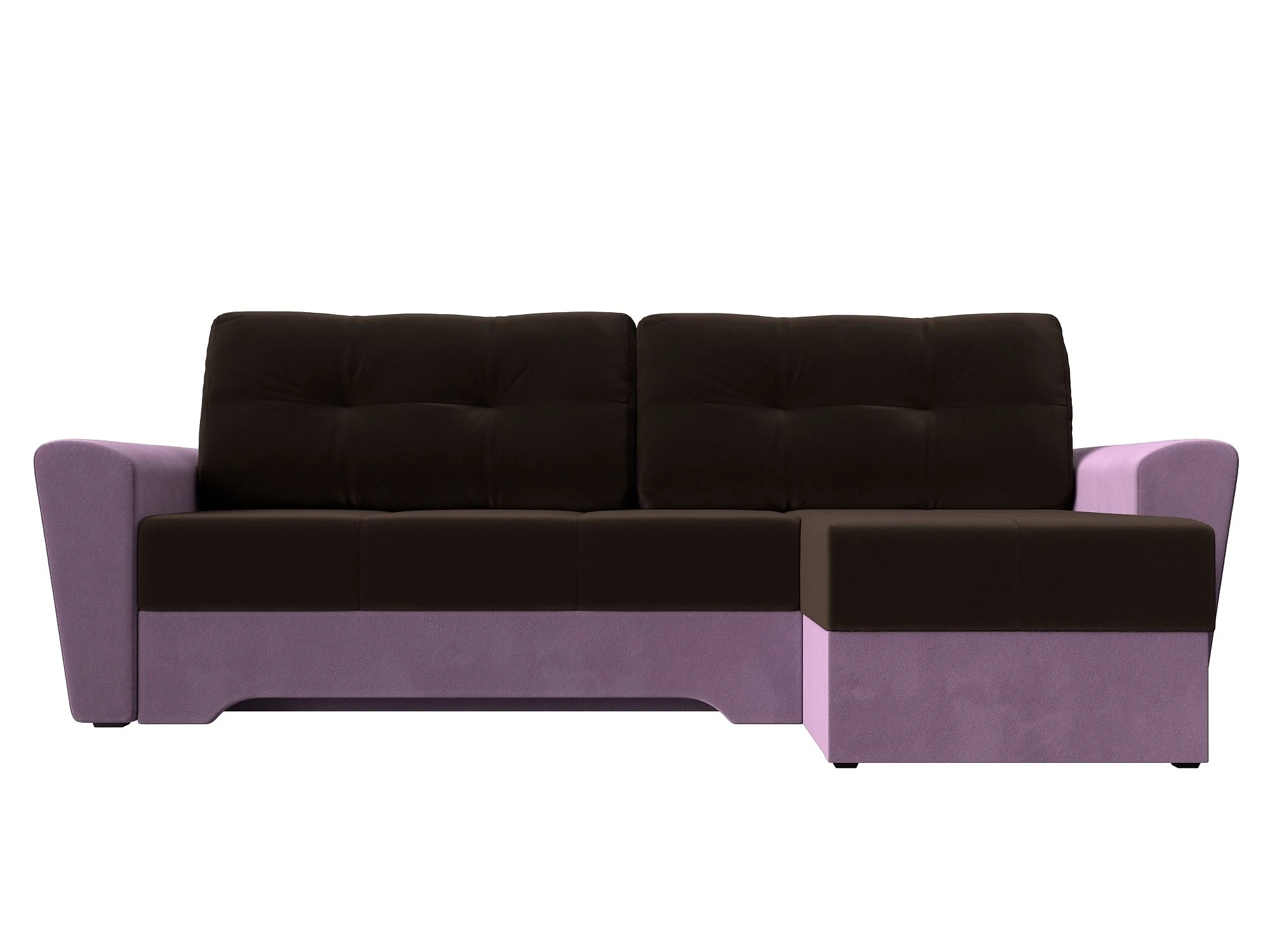 Угловой диван фиолетовый Амстердам Дизайн 31