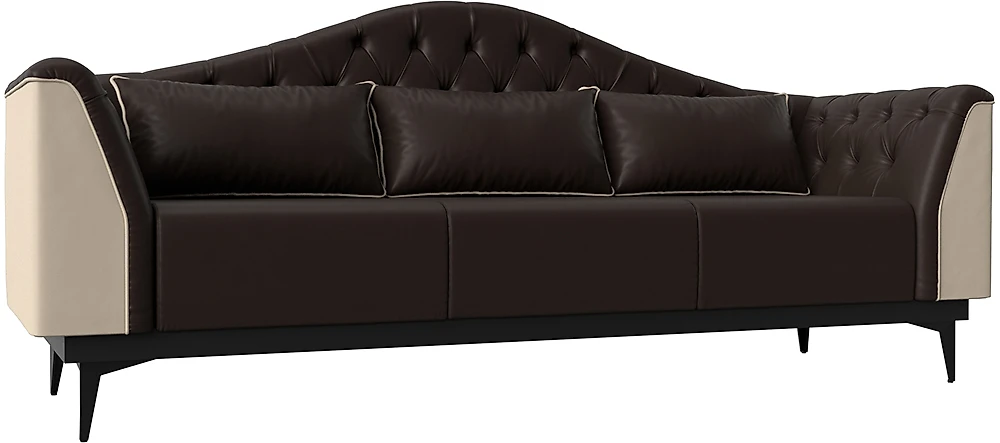 Прямой диван с пружинным блоком Флорида Микс Браун