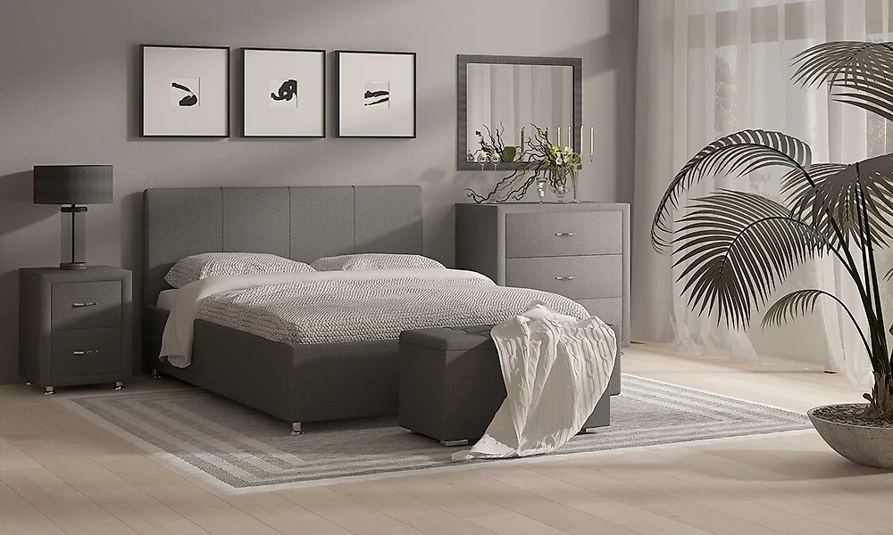кровать в стиле минимализм Люкс(Prato-2) - Люкс