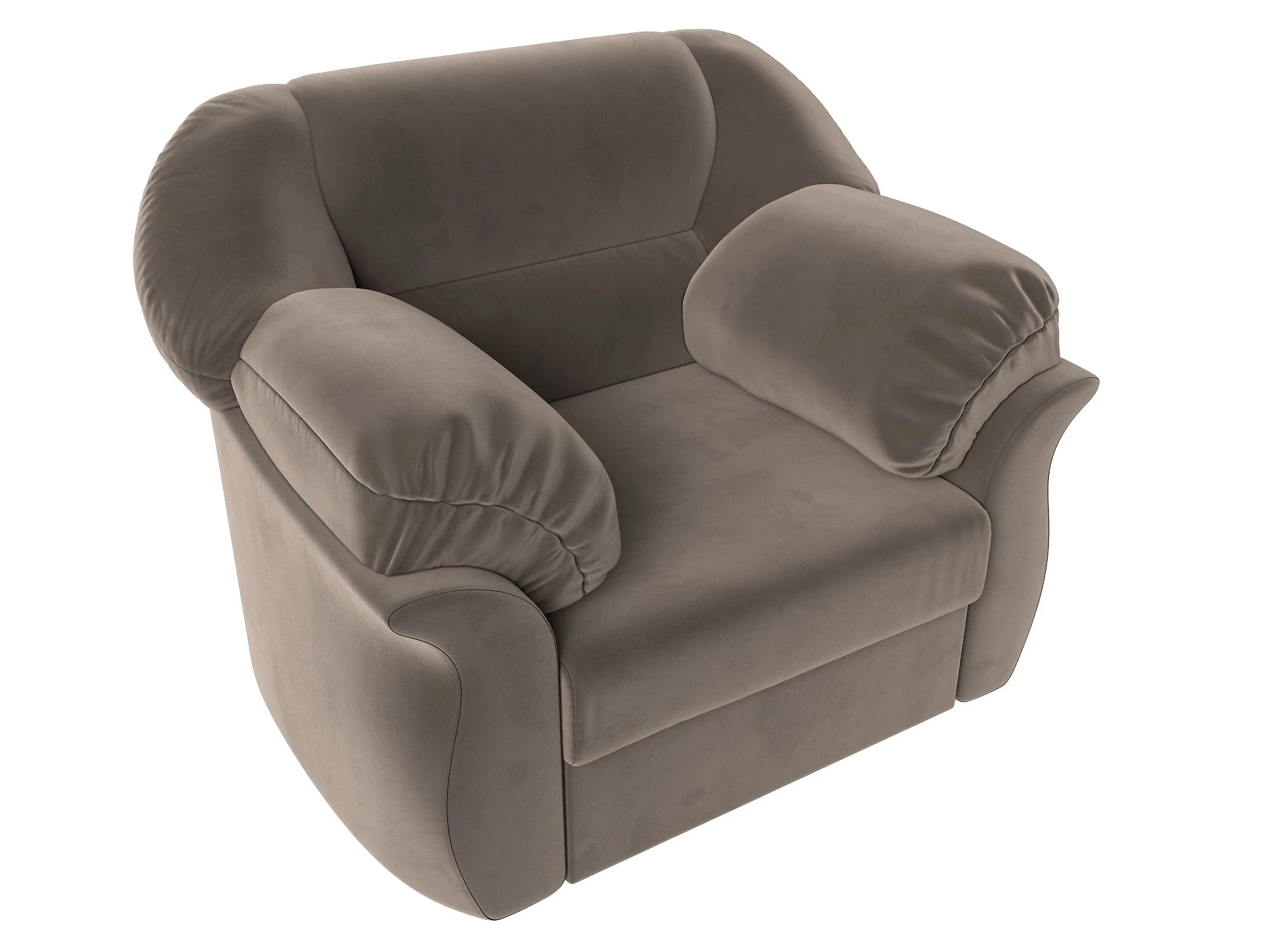 Нераскладное кресло Карнелла Плюш Дизайн 21