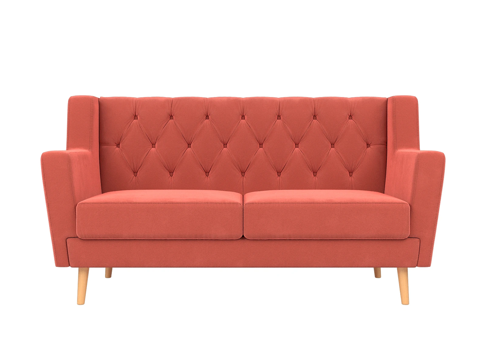 Красный диван Брайтон Дизайн 4
