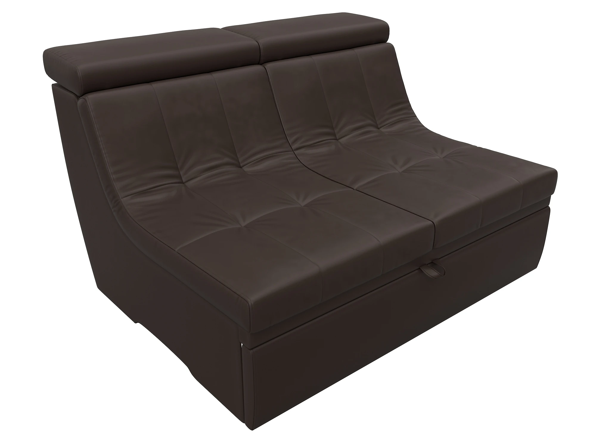 Коричневый модульный диван Холидей Люкс Дизайн 10