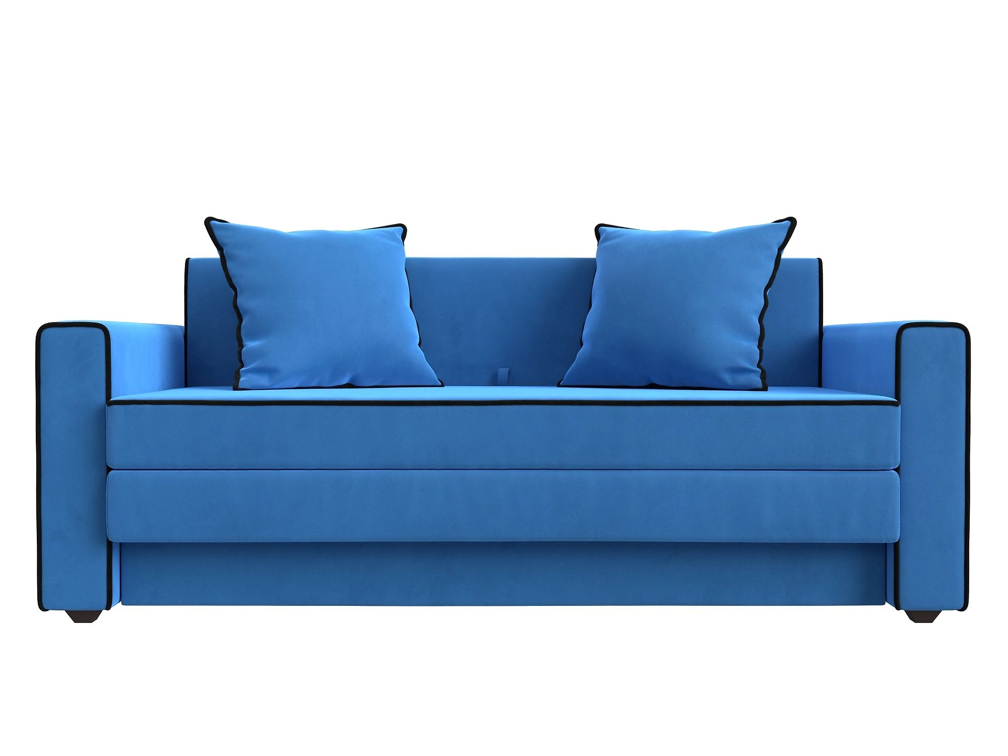 Синий детский диван Лига-012 Плюш Дизайн 11