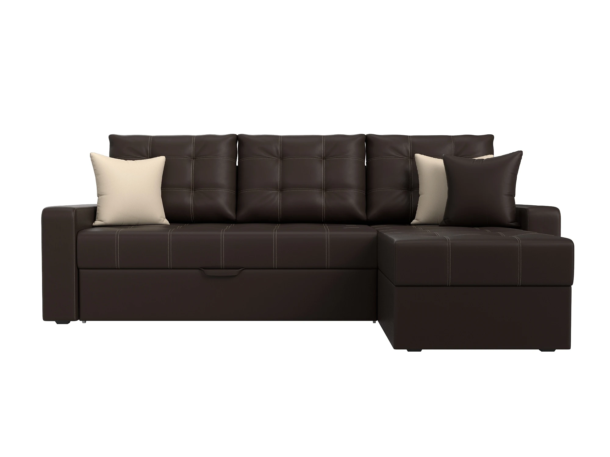 Угловой диван-кровать Ливерпуль (Белла) Браун