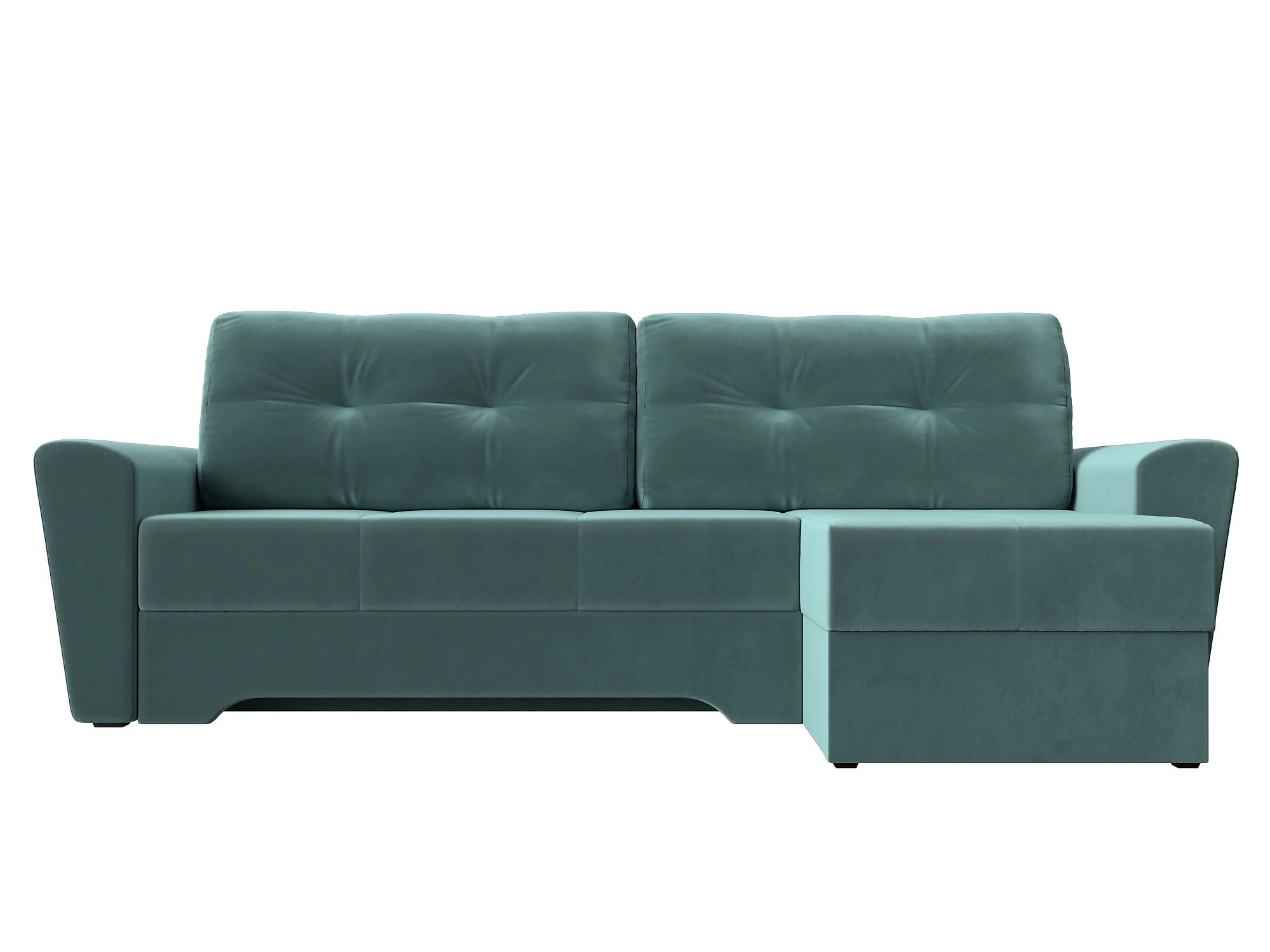 Угловой диван из велюра Амстердам Плюш Дизайн 2