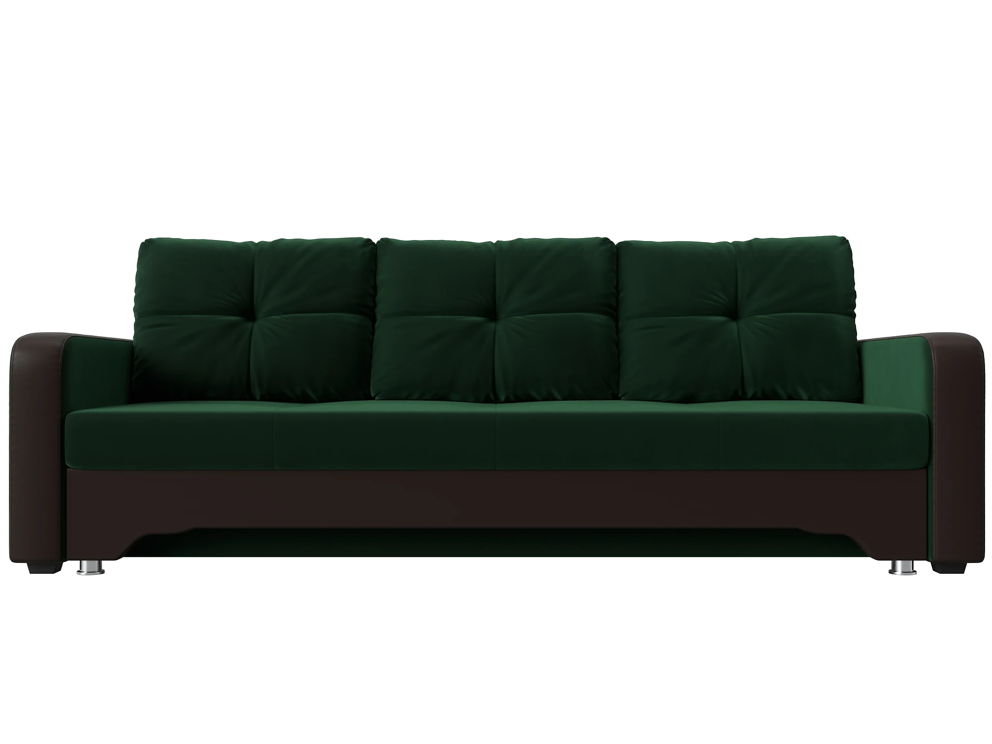 Тканевый прямой диван Ник-3 Плюш Дизайн 4