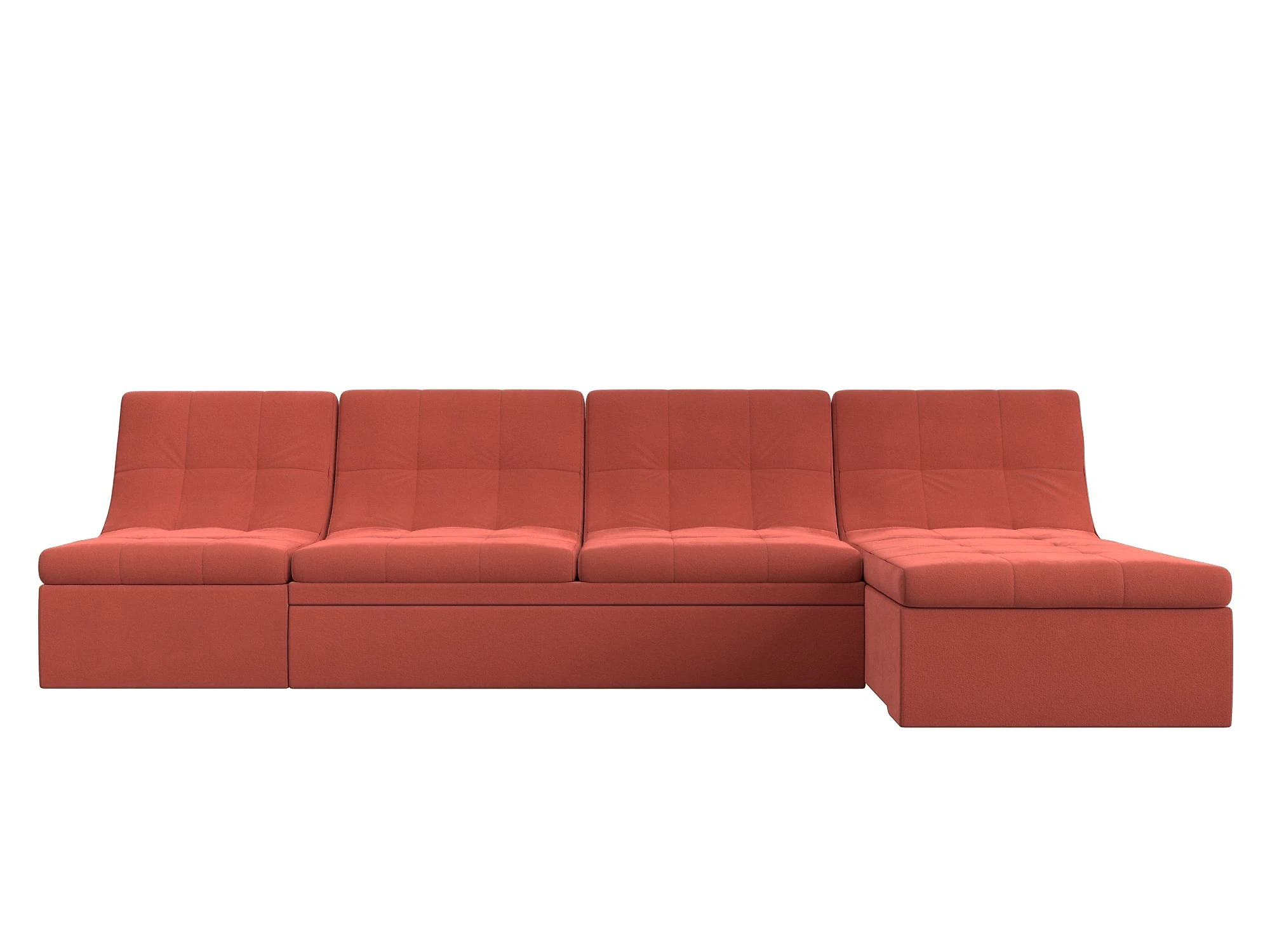 Красный модульный диван Холидей Дизайн 14