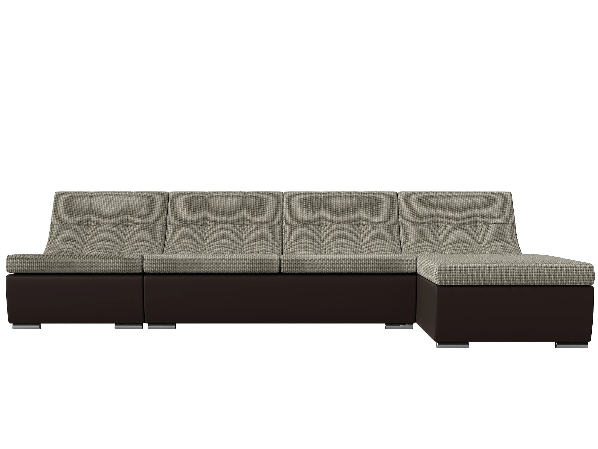 Угловой диван без подушек Монреаль Дизайн 12