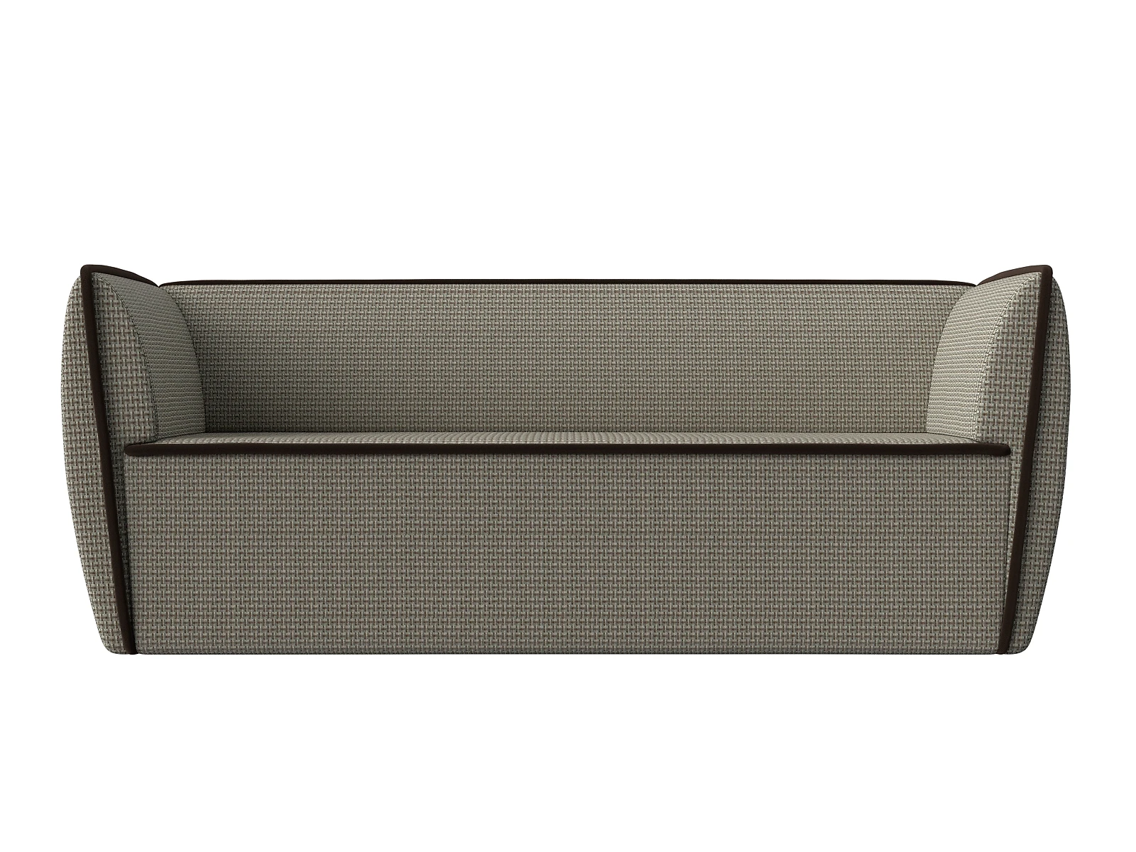 Узкий прямой диван Бергамо-3 Дизайн 2