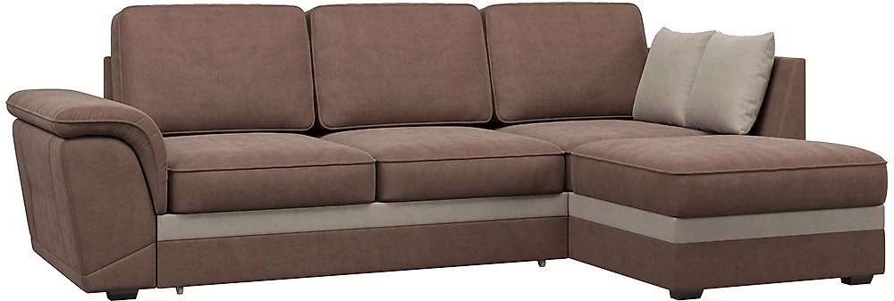 Угловой диван для офиса Милан Какао