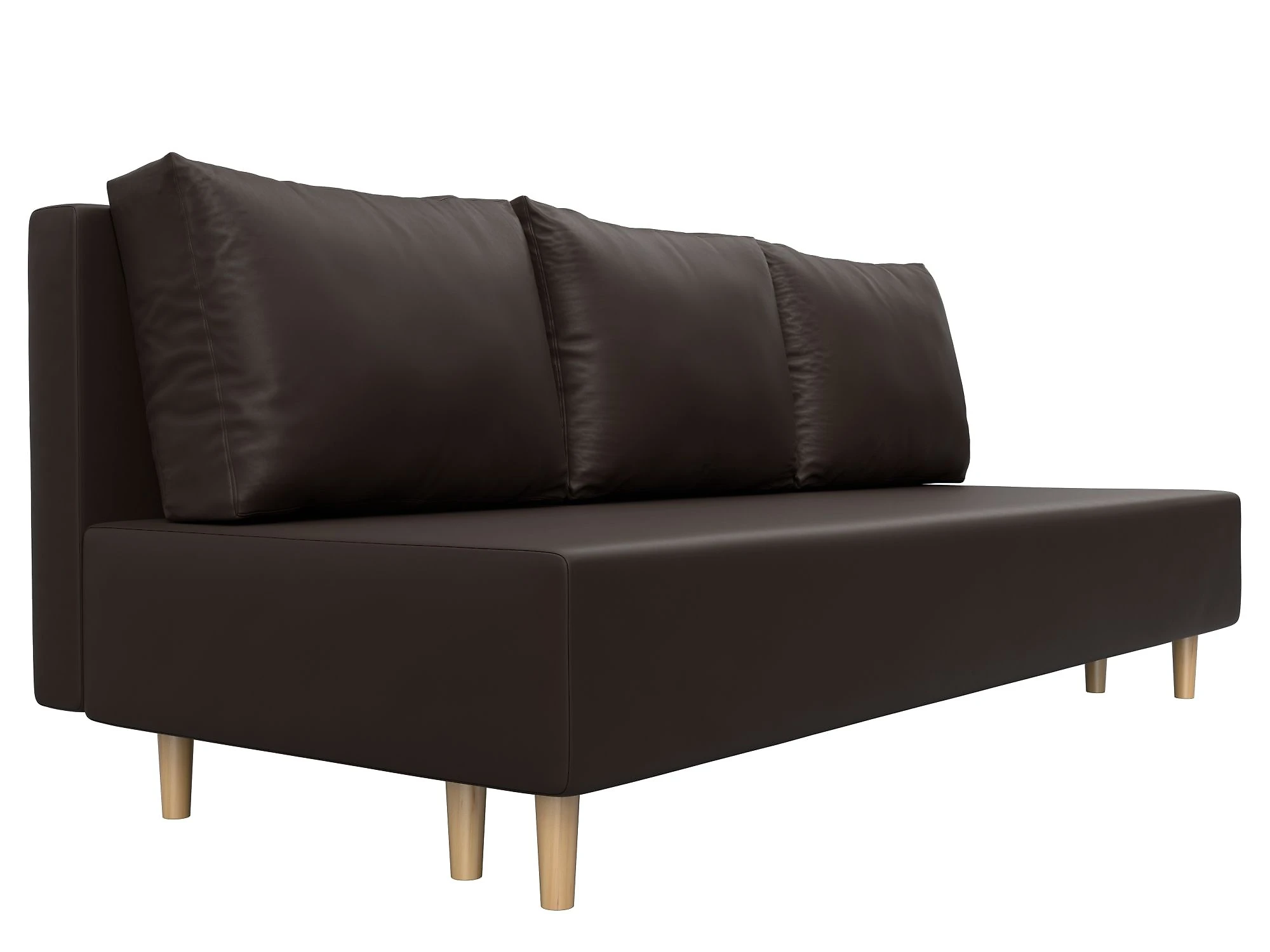 Раскладной кожаный диван Лига-033 Дизайн 10