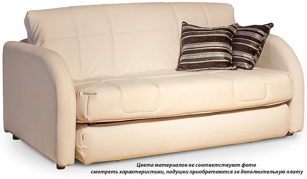 Прямой диван с механизмом аккордеон Диван Гламур (***м554)