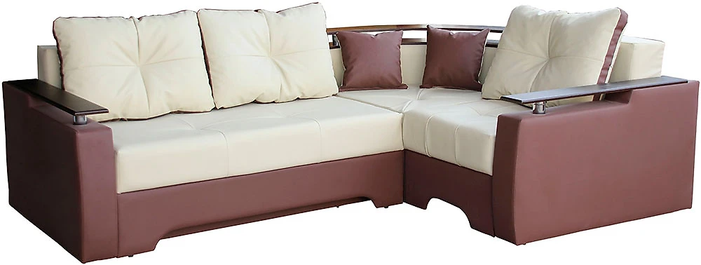 Двуспальный диван еврокнижка Комфорт Беж