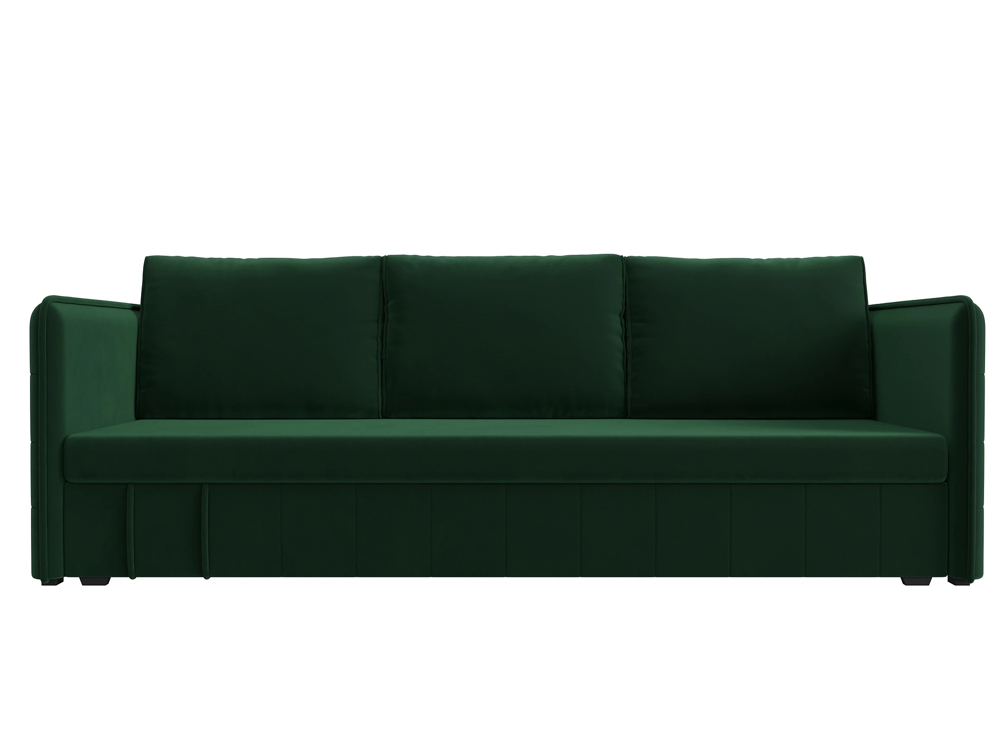зеленый диван Слим Плюш Дизайн 4