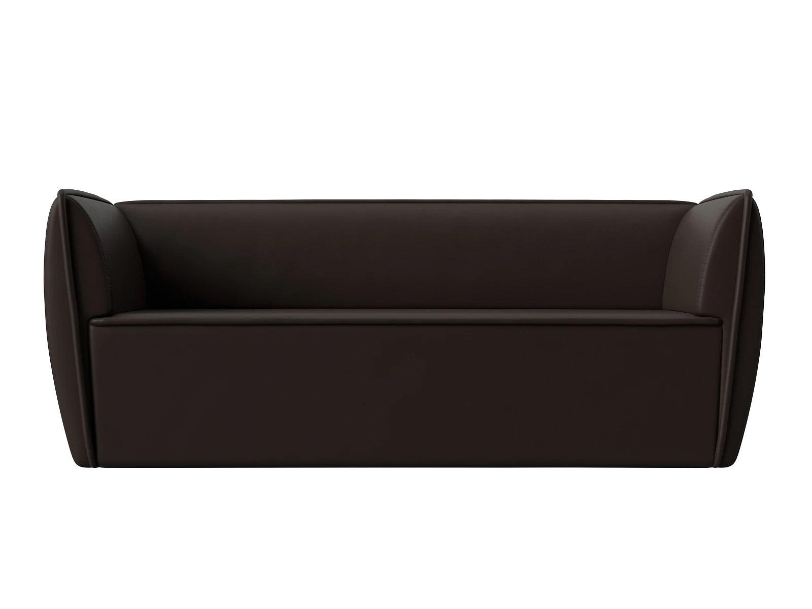 Прямой кожаный диван Бергамо-3 Дизайн 25