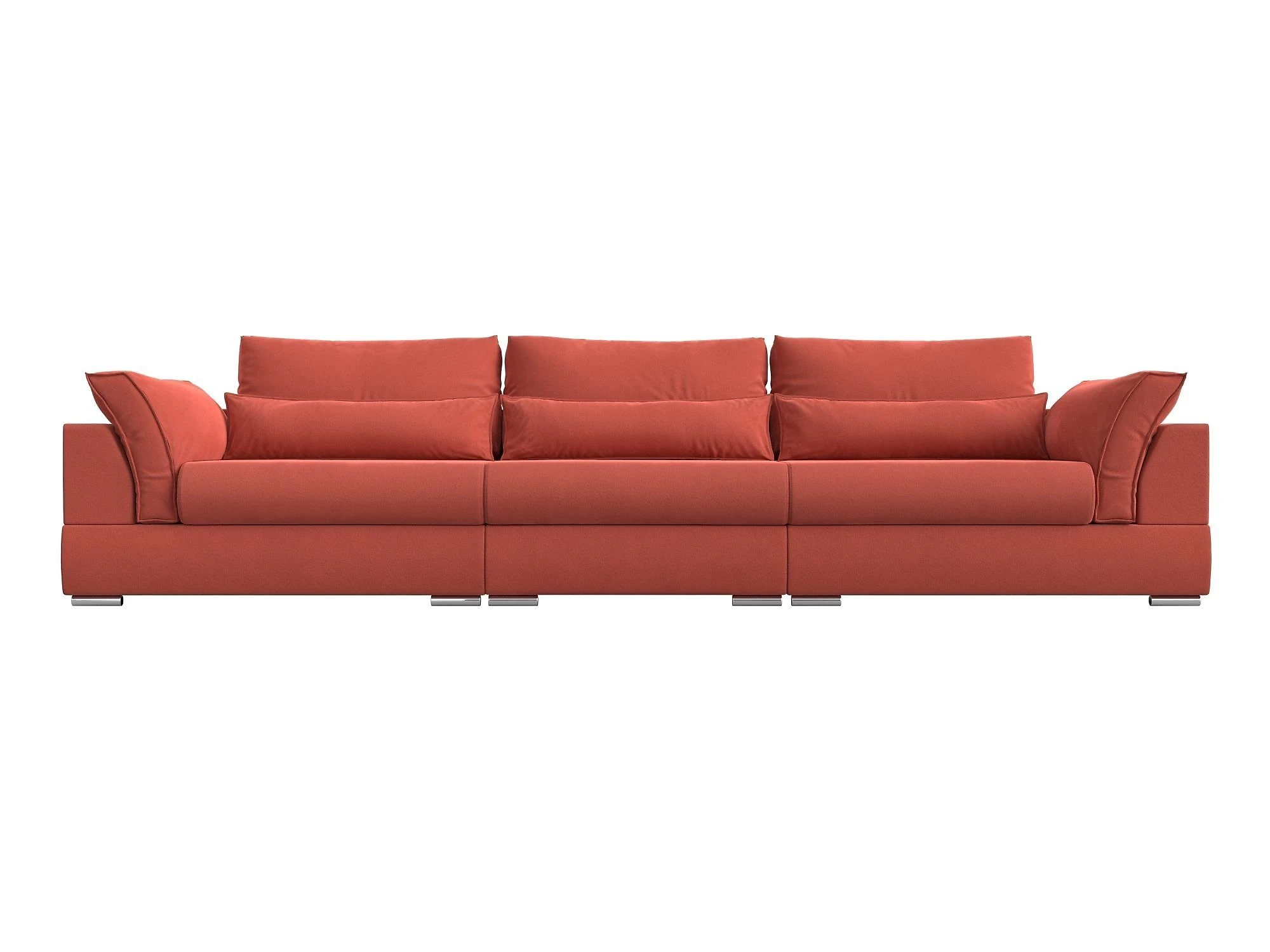 Красный диван Пекин Лонг Дизайн 5