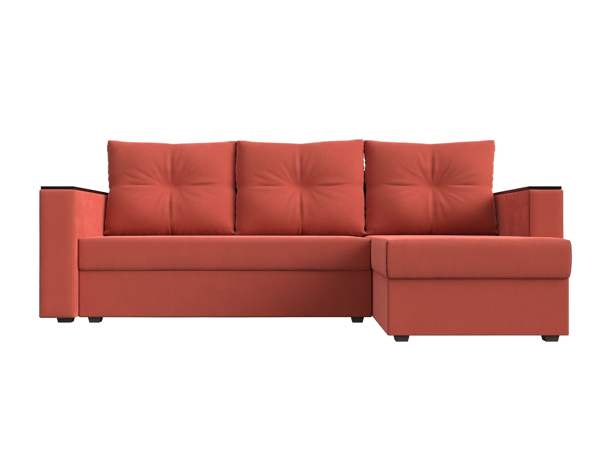 Красный диван Атланта Лайт без стола Дизайн 5