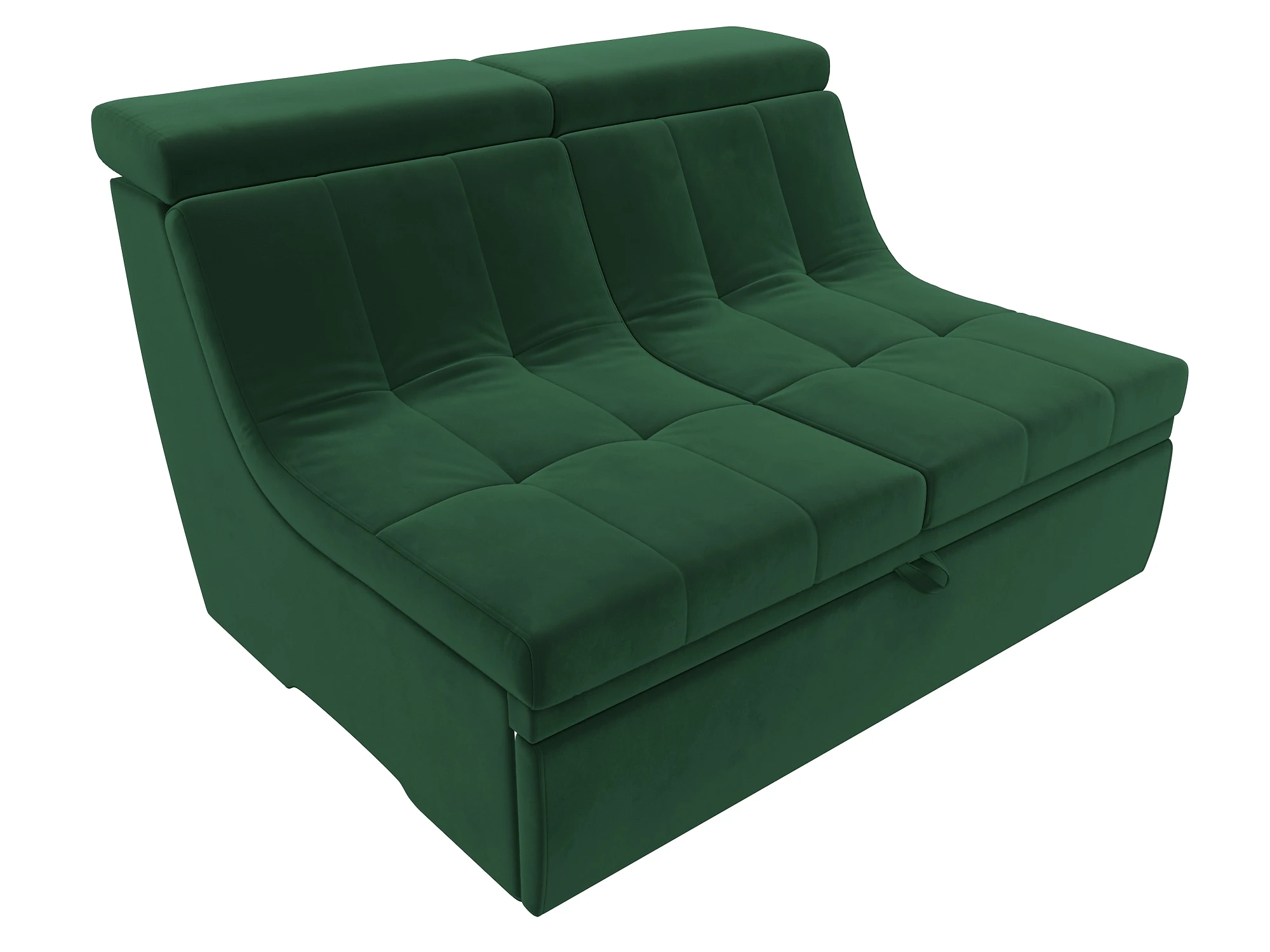 Модульный диван с оттоманкой  Холидей Люкс Плюш Дизайн 3