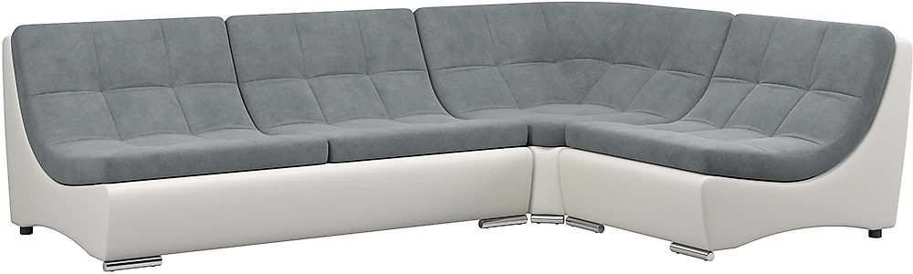 Угловой диван с механизмом итальянская раскладушка Монреаль-4 Слэйт
