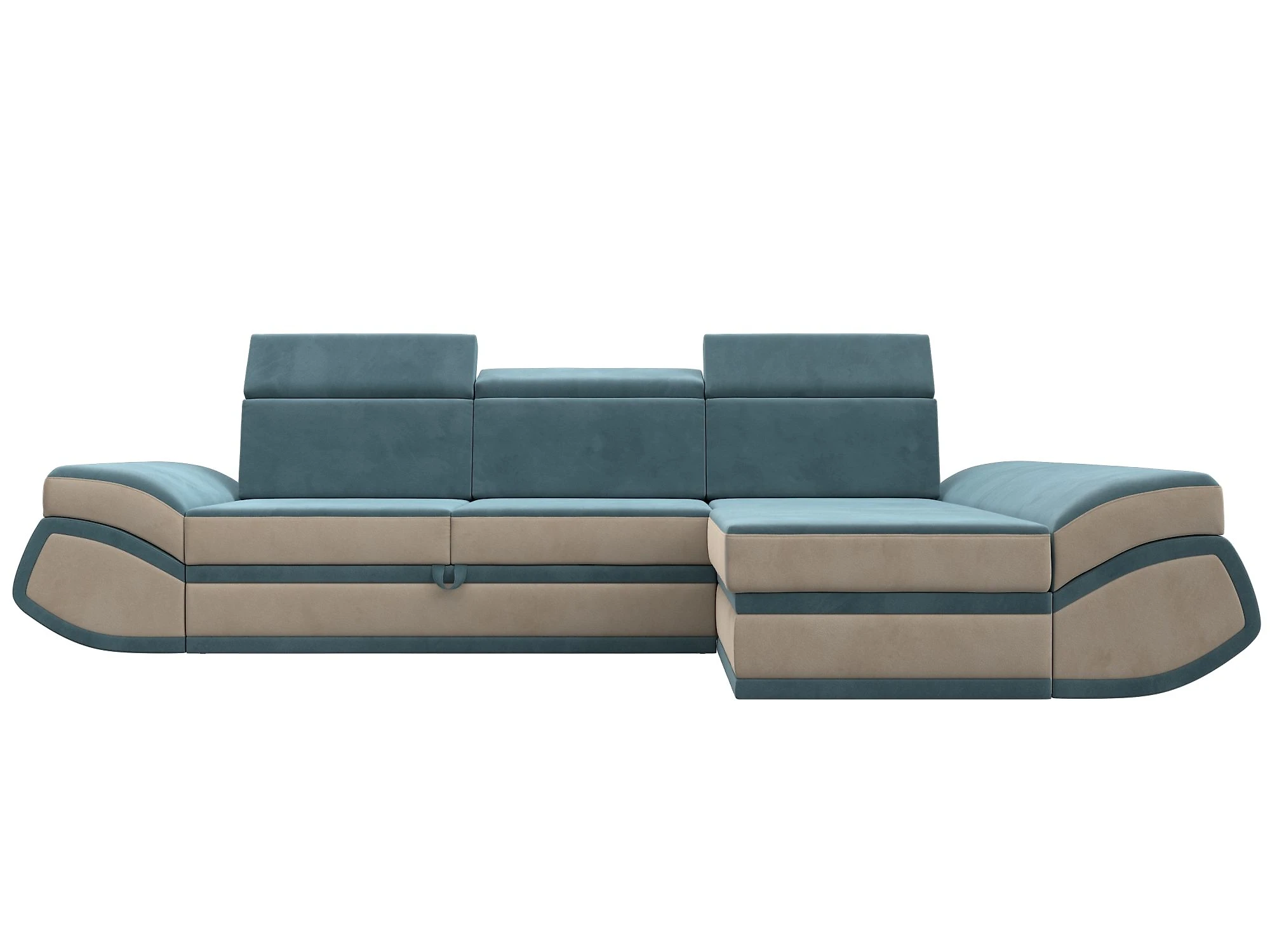 Угловой диван для ежедневного сна Лига-032 Плюш Дизайн 2