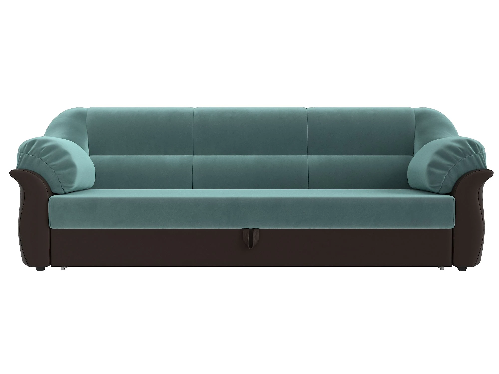 Прямой кожаный диван Карнелла Плюш Дизайн 12