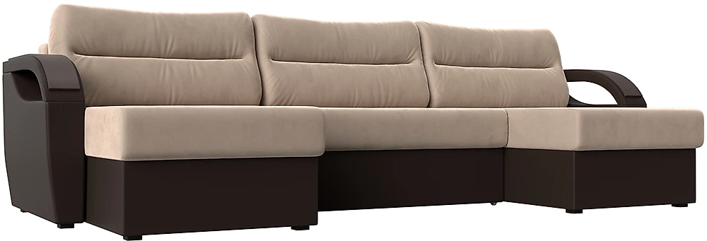 Угловой диван для ежедневного сна Форсайт Микс Плюш 1