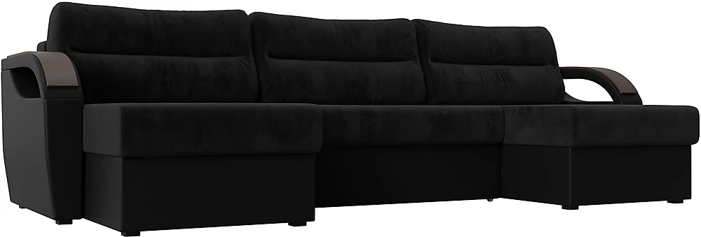 Угловой диван для спальни Форсайт Микс Плюш 8