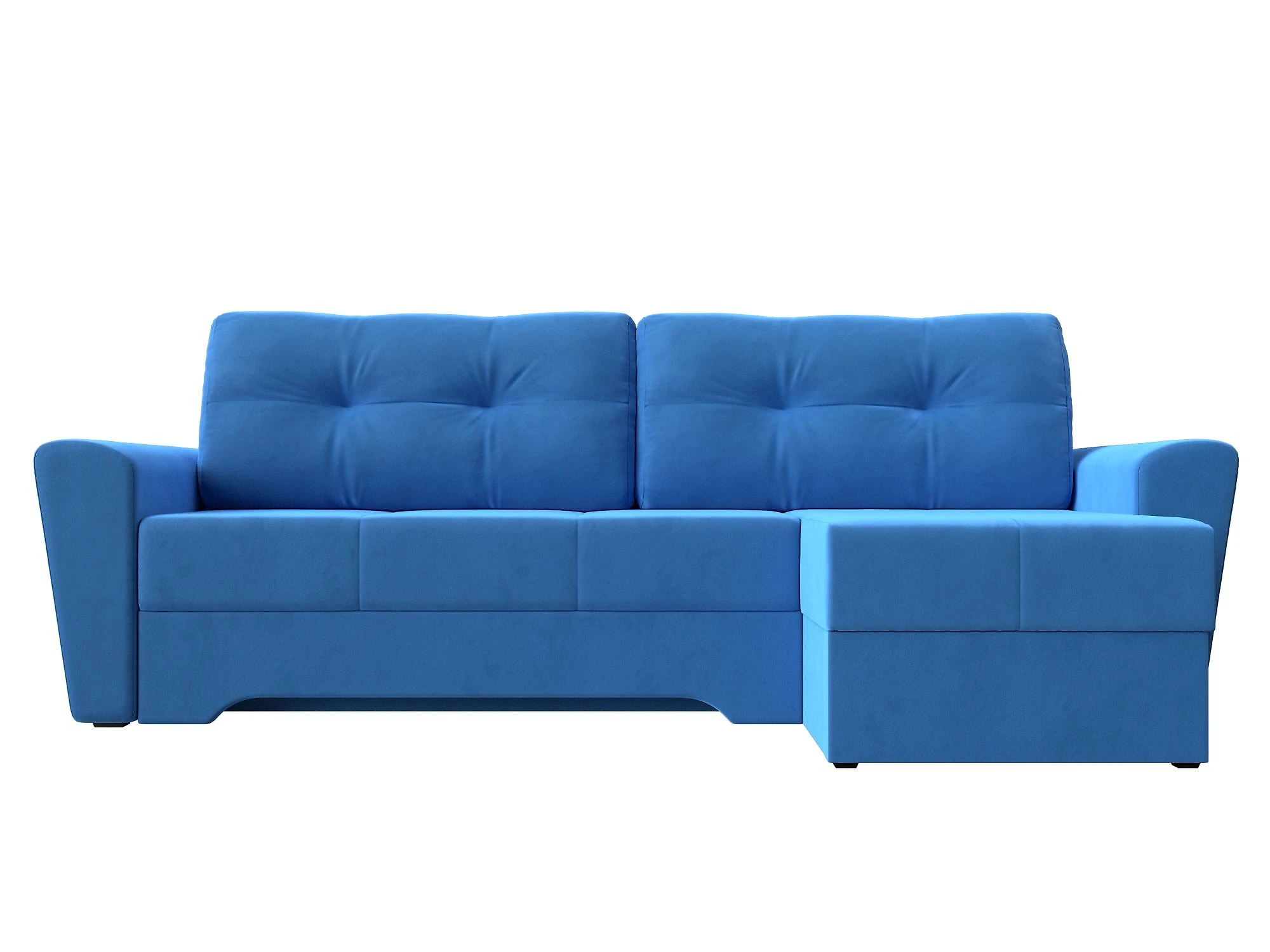  голубой диван  Амстердам Плюш Дизайн 8