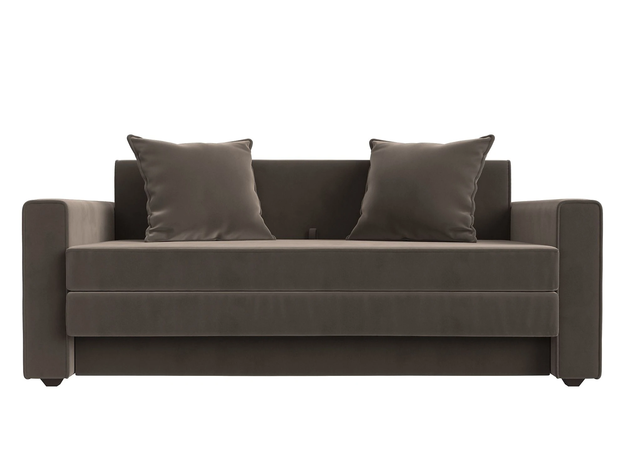Прямой диван с механизмом аккордеон Лига-012 Плюш Дизайн 5
