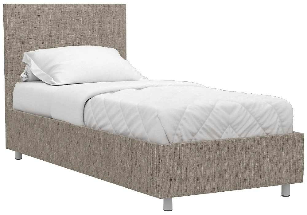 Малогабаритная кровать Белла 90х200 с ламелями Кантри Браун