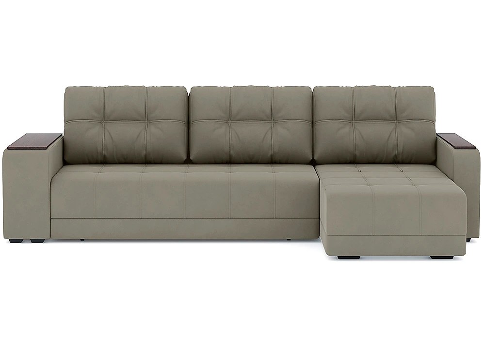 Угловой диван с большим спальным местом Милан Велюр Дизайн 6
