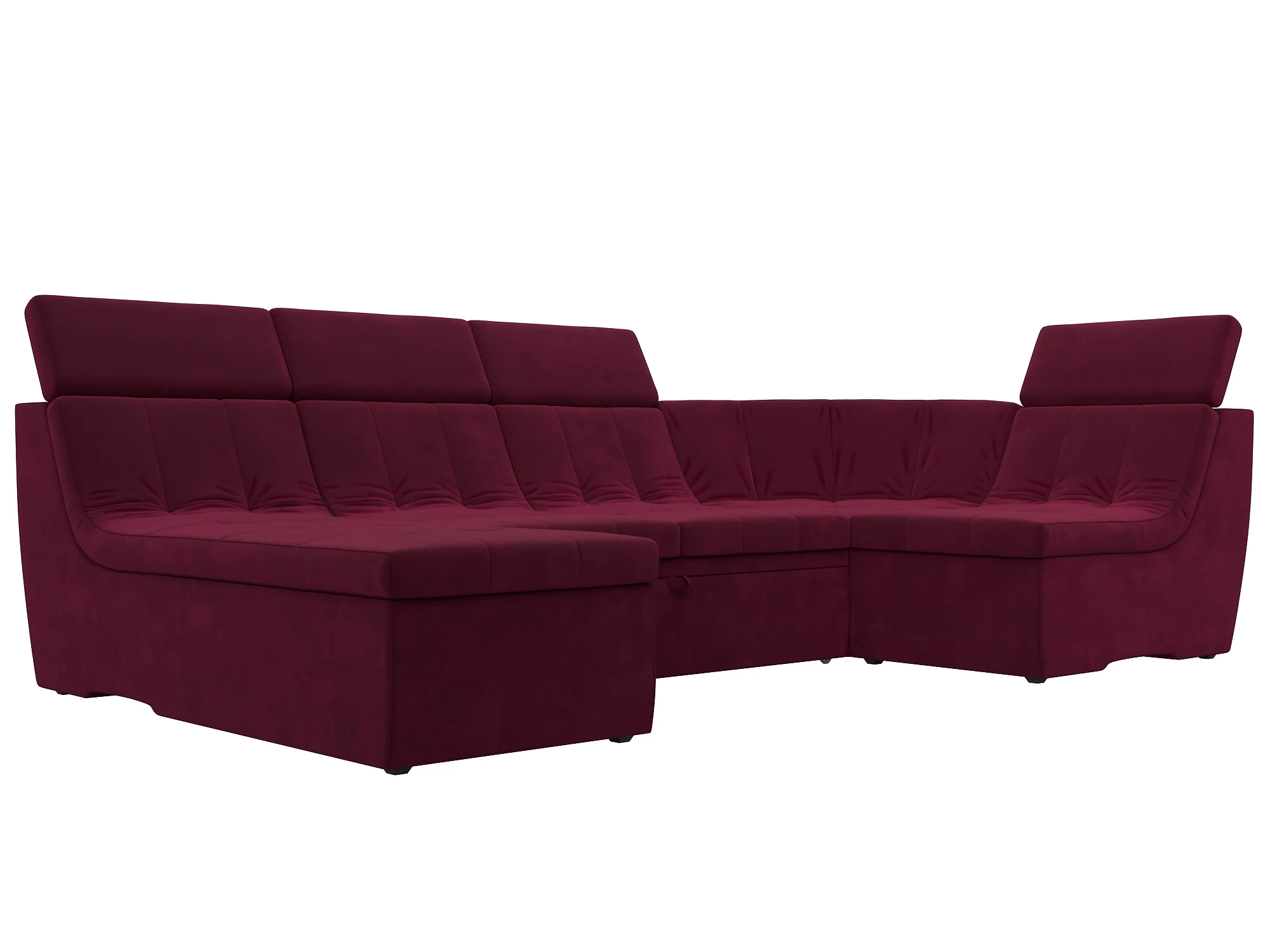 Красный диван Холидей Люкс-П Дизайн 15